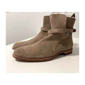 Taft Dylan Boot in Beige Suede NWT 12